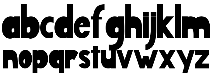 Deflower Font LOWERCASE