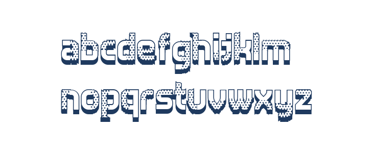 Deforme Regular Lowercase