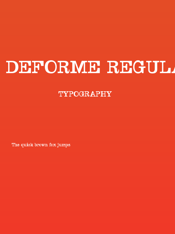 Deforme-Regularreduced Poster