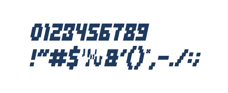 Defragmented Bold Italic Other Characters