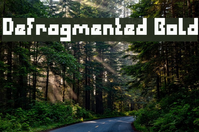 Defragmented Bold Example 3