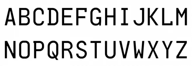 Defraud フォント 大文字