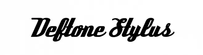Deftone Stylus  Frei Schriftart Herunterladen