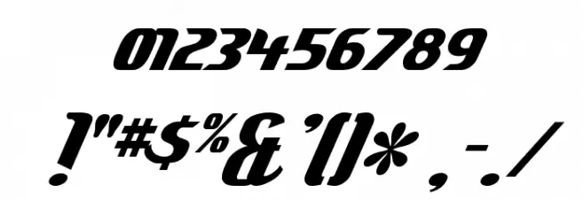 Deftone Stylus Font OTHER CHARS