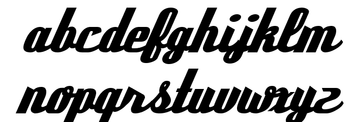 Deftone Stylus Font LOWERCASE