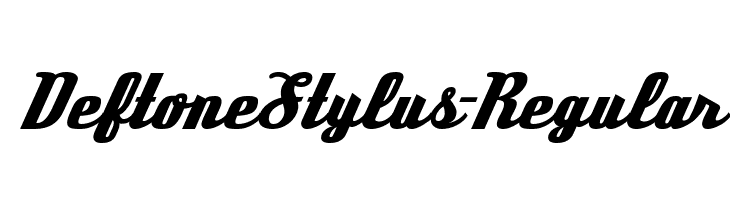 DeftoneStylus-Regular  font caratteri gratis