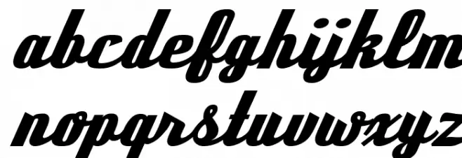 DeftoneStylus-Regular फ़ॉन्ट लोअरकेस