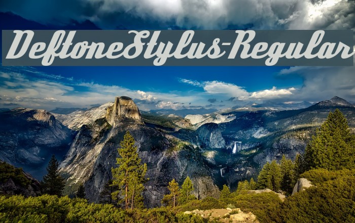 DeftoneStylus-Regular Font examples