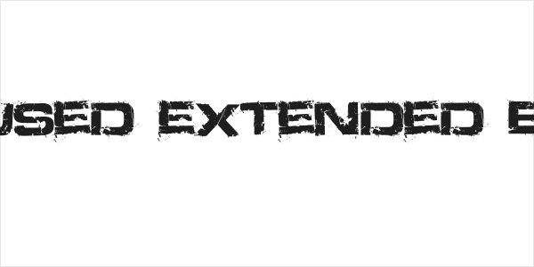 Defused Extended Bold Logo
