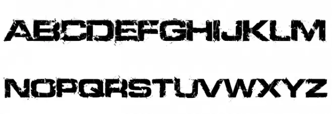 Defused(RUS BY LYAJKA) Schriftart Groß