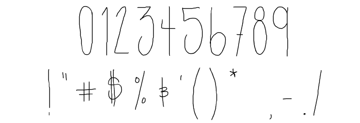 DefyGravity Font OTHER CHARS