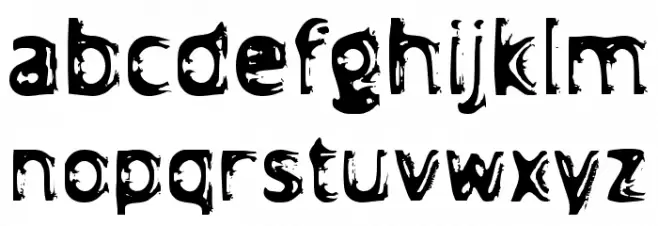 Degan फ़ॉन्ट लोअरकेस