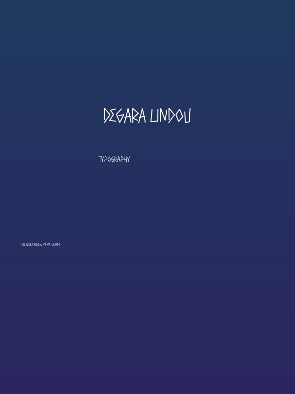 Degara Lindou Poster