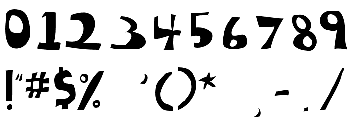 Degergamized Degergamized Font OTHER CHARS