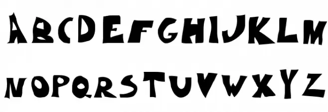 Degergamized Degergamized Schriftart Groß
