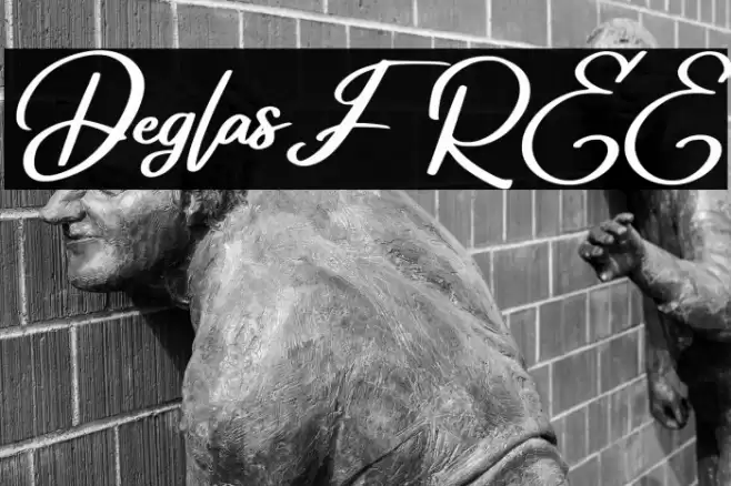 Deglas FREE Font examples