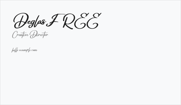 Deglas FREE Business Card