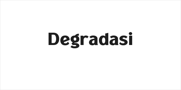 Degradasi Logo