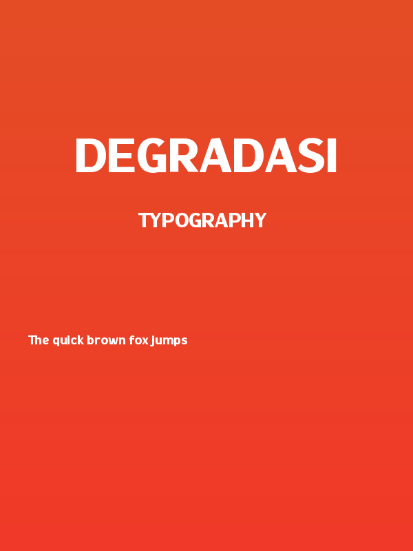 Degradasi Poster
