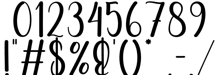 Degrade Font OTHER CHARS