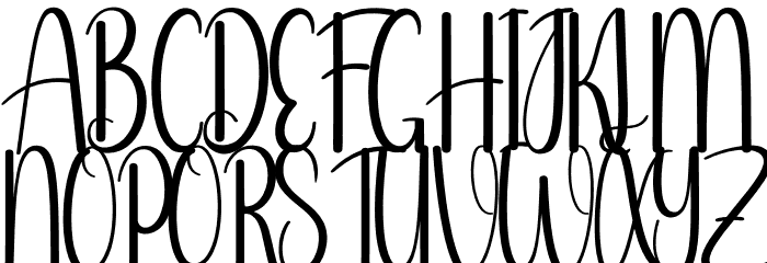 Degrade Font UPPERCASE