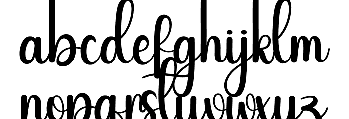 Degrade Font LOWERCASE