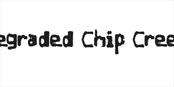 Degraded Chip Creep Logo