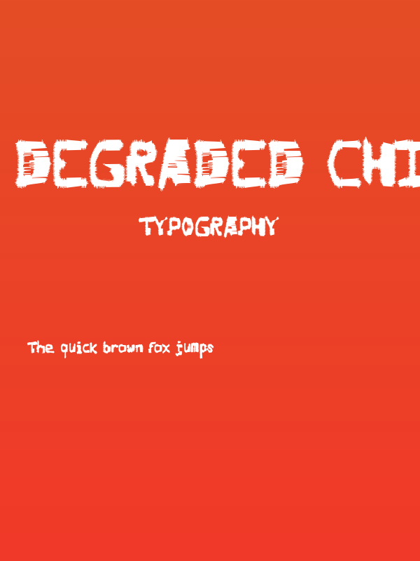 Degraded Chip Creep Poster