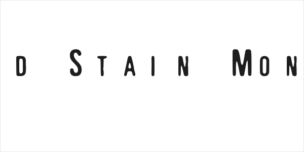 Degraded Stain Monospace Logo
