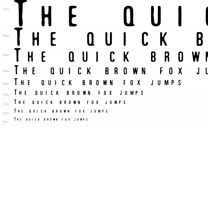 Degraded Stain Monospace Waterfall