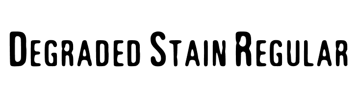 Degraded Stain Regular  免费字体下载