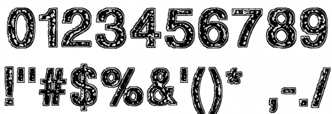 Degrading Morals Шрифта ДРУГИЕ символов