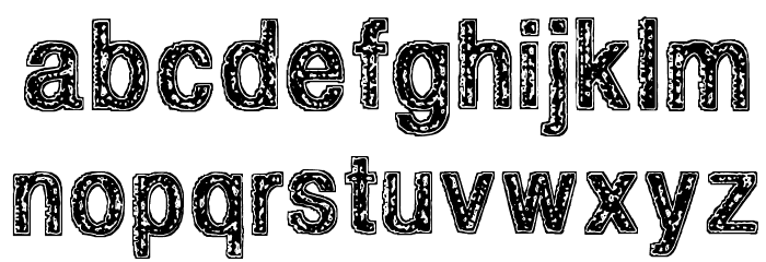 Degrading Morals Font LOWERCASE