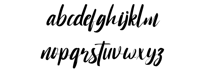 Degrasi Font LOWERCASE