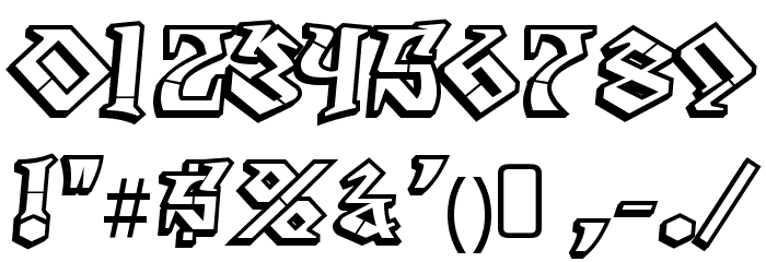 Degrassi-Regular Font OTHER CHARS