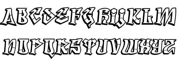 Degrassi-Regular Font LOWERCASE