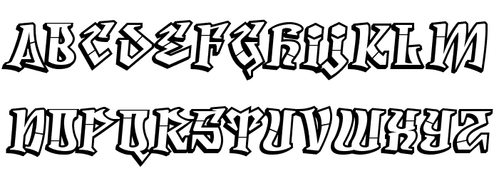 Degrassi-Regular Font LOWERCASE