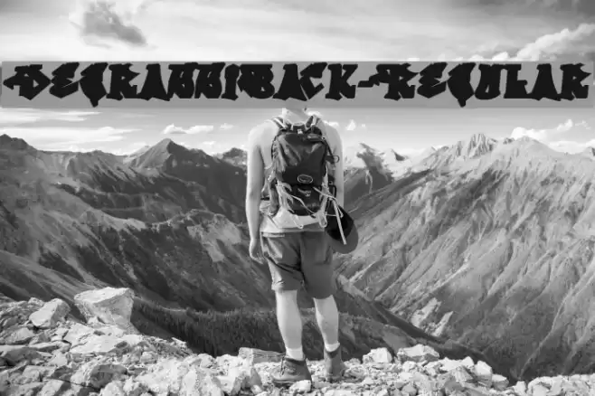 DegrassiBack-Regular Font examples