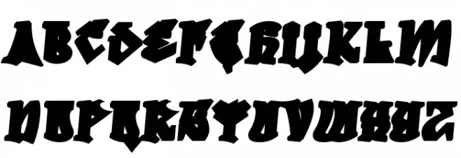 DegrassiBack-Regular 字体 小写