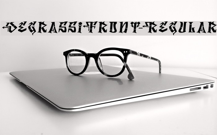 DegrassiFront-Regular Font examples