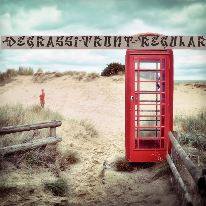 DegrassiFront-Regular Font examples
