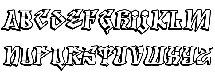 Degrassi Font LOWERCASE