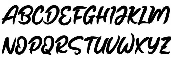 Degtan Personal Use Schriftart Groß