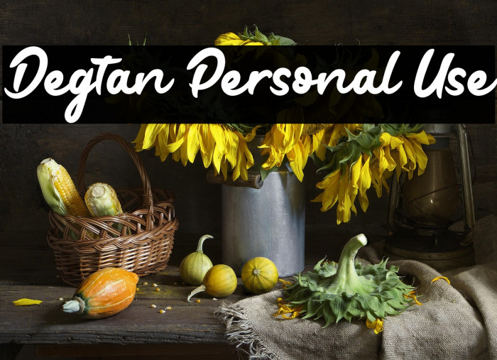 Degtan Personal Use Example 2