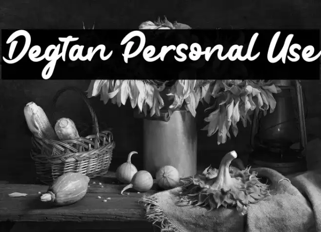 Degtan Personal Use Example 2