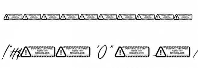 Dehally Brother PERSONAL USE OL Font OTHER CHARS