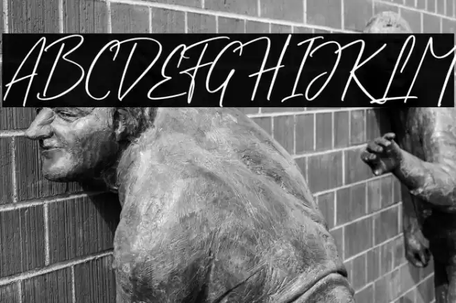 Dehally Brother PERSONAL USE OL Font examples