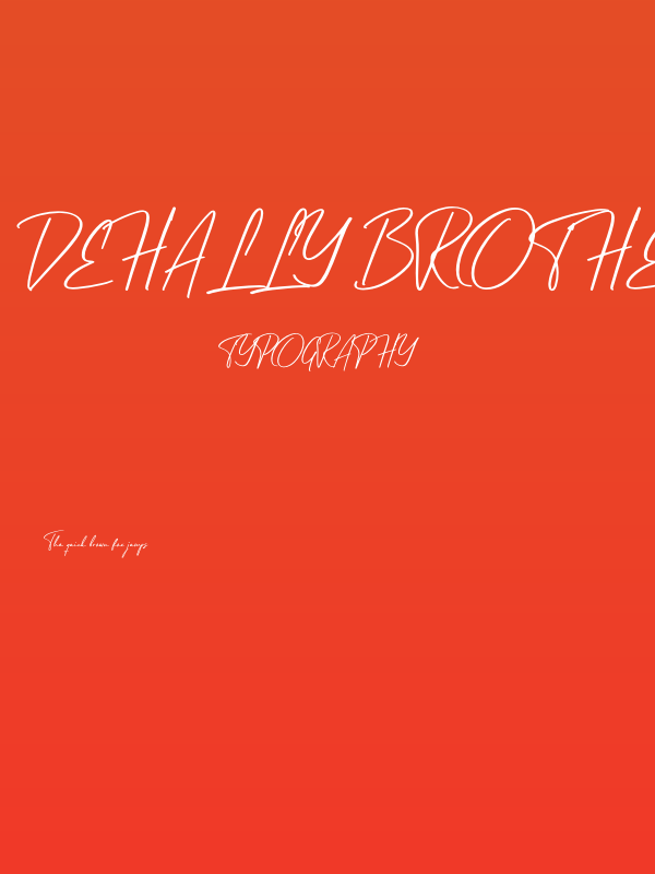 Dehally Brother PERSONAL USE OL Poster