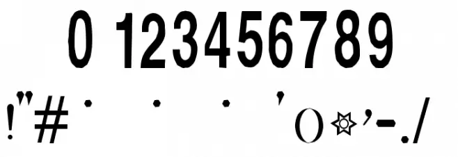 Dehalvi Khush Khat-L Font OTHER CHARS