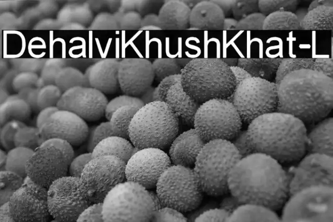 Dehalvi Khush Khat-L Example 3